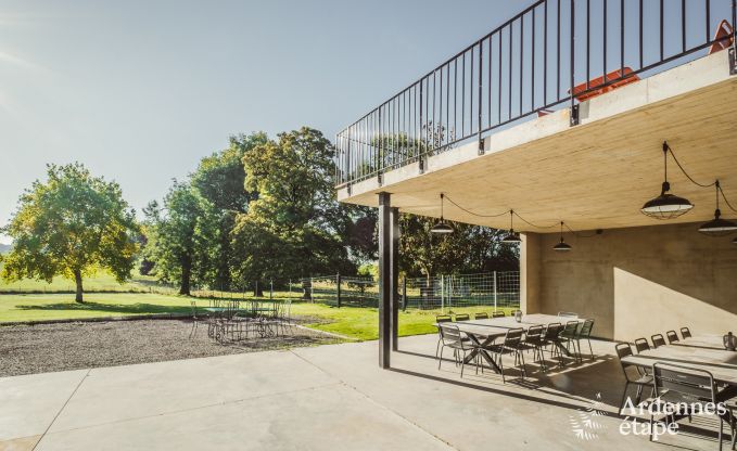 Luxury castle for 30 people in Ouffet with 14 bedrooms, 12 bathrooms, indoor pool, sauna and private garden