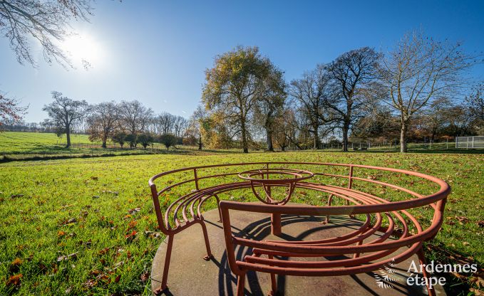 Luxury castle for 30 people in Ouffet with 14 bedrooms, 12 bathrooms, indoor pool, sauna and private garden