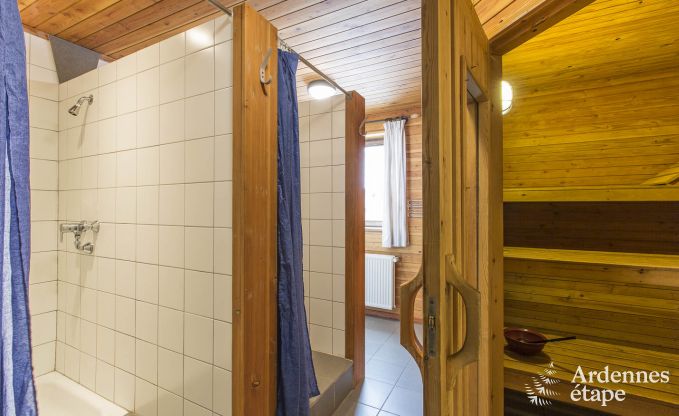 Superb and cosy holiday group accommodation with sauna to rent in Ovifat