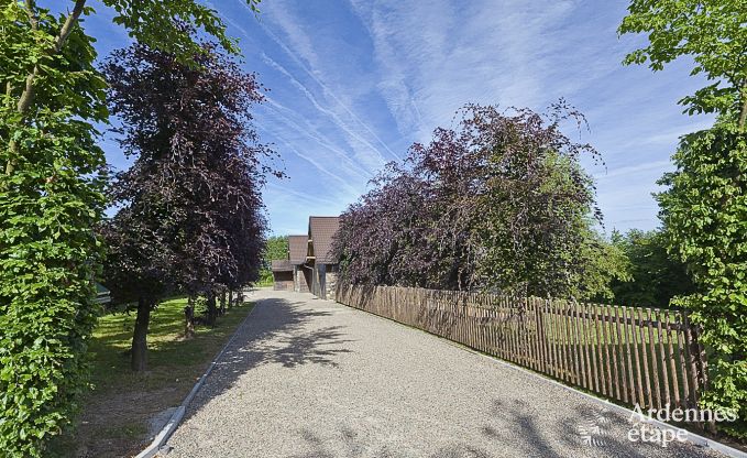 Spacious chalet in Ovifat, Ardennes, 16 people, 8 bedrooms, 3 bathrooms, sauna, billiards, garden with private terrace