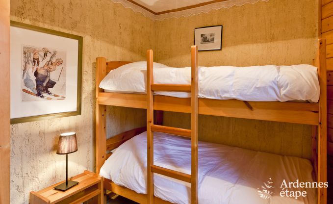 Spacious chalet in Ovifat, Ardennes, 16 people, 8 bedrooms, 3 bathrooms, sauna, billiards, garden with private terrace