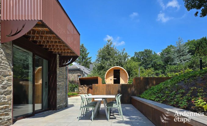 Holiday home for 9 people with sauna and garden in charming Our, Paliseul