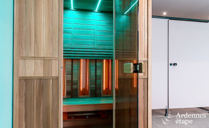 Luxurious holiday cottage in Paliseul with indoor pool, wellness and games for 28 persons in the Ardennes