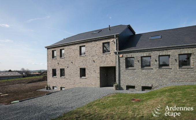 Luxurious holiday cottage in Paliseul with indoor pool, wellness and games for 28 persons in the Ardennes