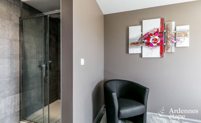 Luxurious holiday cottage in Paliseul with indoor pool, wellness and games for 28 persons in the Ardennes