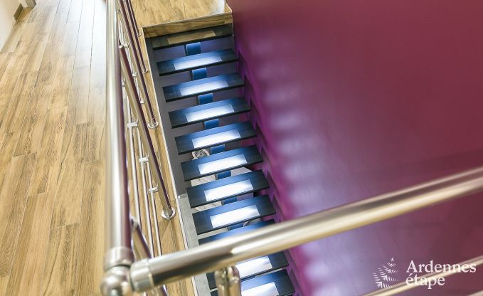 Luxurious holiday cottage in Paliseul with indoor pool, wellness and games for 28 persons in the Ardennes