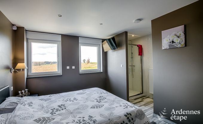 Luxurious holiday cottage in Paliseul with indoor pool, wellness and games for 28 persons in the Ardennes