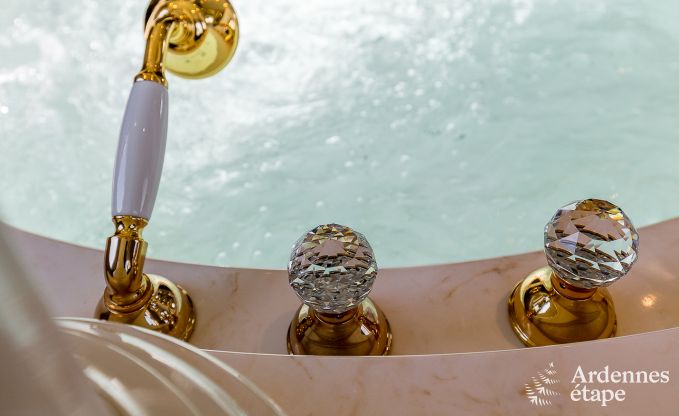 Luxurious holiday cottage in Paliseul with indoor pool, wellness and games for 28 persons in the Ardennes