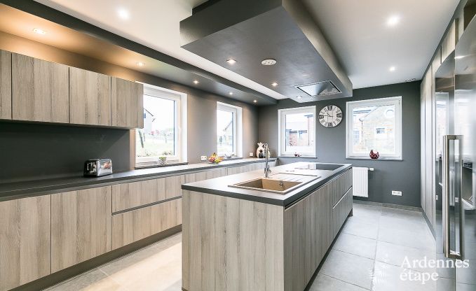 Luxurious holiday cottage in Paliseul with indoor pool, wellness and games for 28 persons in the Ardennes