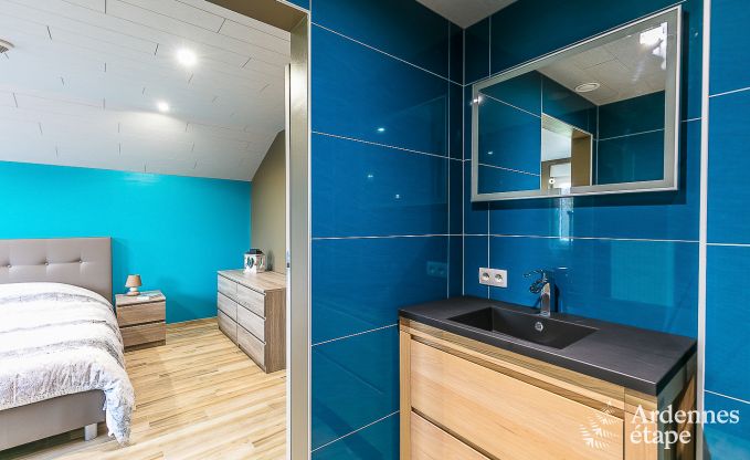 Luxurious holiday cottage in Paliseul with indoor pool, wellness and games for 28 persons in the Ardennes