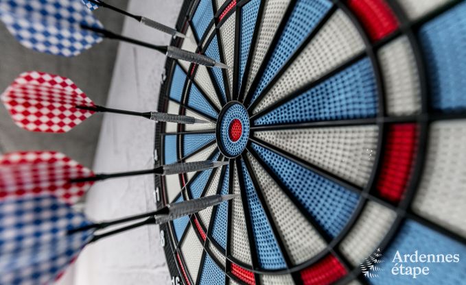 Luxurious holiday cottage in Paliseul with indoor pool, wellness and games for 28 persons in the Ardennes