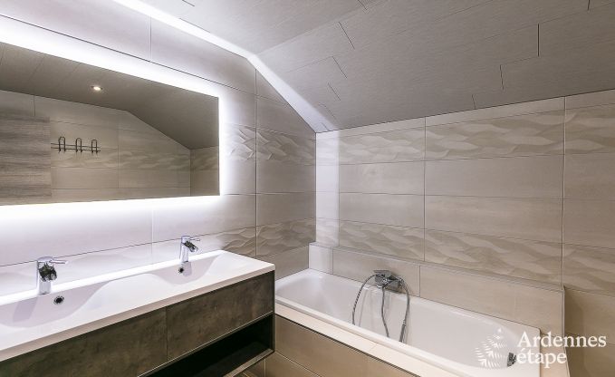 Luxurious holiday cottage in Paliseul with indoor pool, wellness and games for 28 persons in the Ardennes
