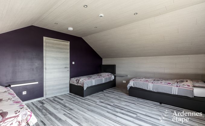 Luxurious holiday cottage in Paliseul with indoor pool, wellness and games for 28 persons in the Ardennes