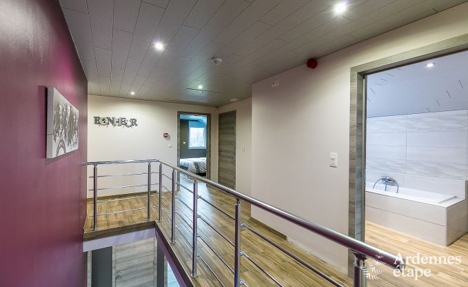 Luxurious holiday cottage in Paliseul with indoor pool, wellness and games for 28 persons in the Ardennes