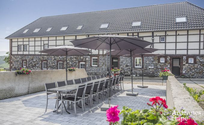 Holiday cottage in Plombières for 18/20 persons in the Ardennes