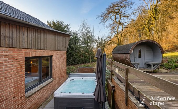 High-quality house with outdoor wellness in the heart of the Meuse Valley in Profondeville