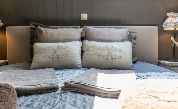 High-end villa in Redu, Ardennes, 9 people, outdoor pool, sauna, steam room, indoor and outdoor jacuzzi, private garden, complete equipment