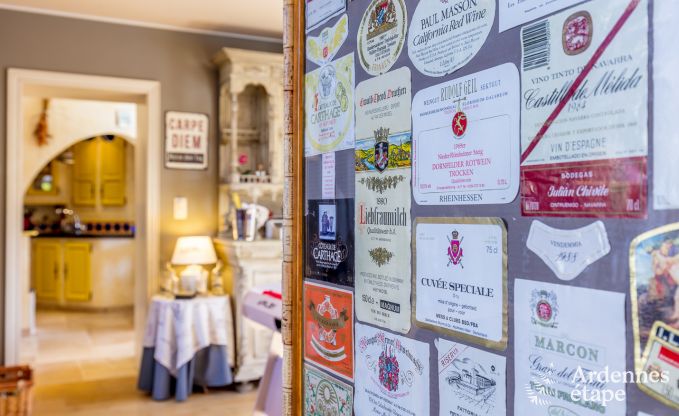 High-end villa in Redu, Ardennes, 9 people, outdoor pool, sauna, steam room, indoor and outdoor jacuzzi, private garden, complete equipment