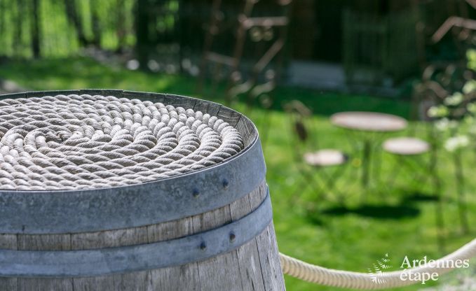 High-end villa in Redu, Ardennes, 9 people, outdoor pool, sauna, steam room, indoor and outdoor jacuzzi, private garden, complete equipment