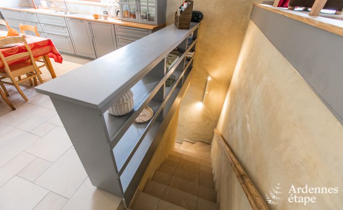 Holiday home in Rendeux, Ardennes, 6 people, 2 bedrooms, private garden, baby equipment, terrace with barbecue