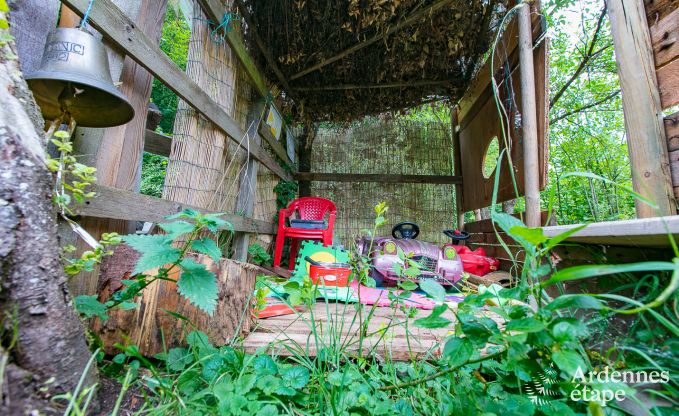 Holiday home in Rendeux, Ardennes, 6 people, 2 bedrooms, private garden, baby equipment, terrace with barbecue