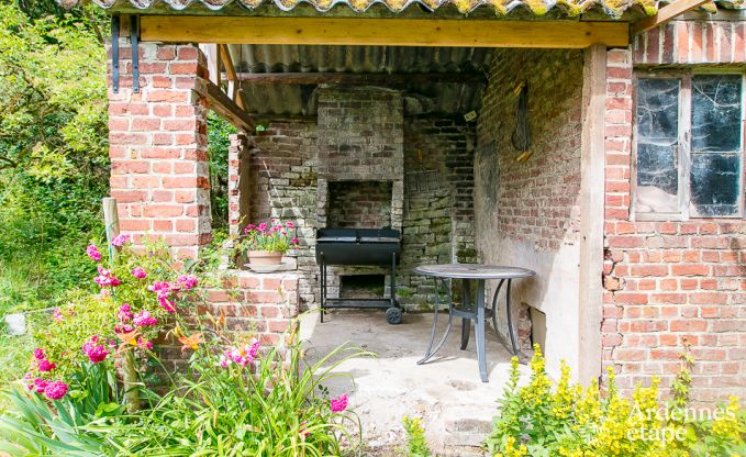 Holiday home in Rendeux, Ardennes, 6 people, 2 bedrooms, private garden, baby equipment, terrace with barbecue