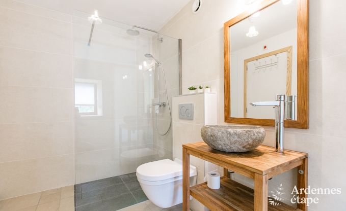 Holiday home in Rendeux, Ardennes, 6 people, 2 bedrooms, private garden, baby equipment, terrace with barbecue