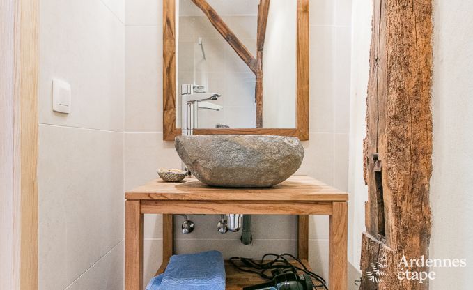 Holiday home in Rendeux, Ardennes, 6 people, 2 bedrooms, private garden, baby equipment, terrace with barbecue