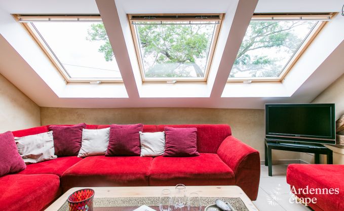 Holiday home in Rendeux, Ardennes, 6 people, 2 bedrooms, private garden, baby equipment, terrace with barbecue