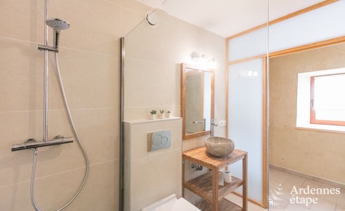 Holiday home in Rendeux, Ardennes, 6 people, 2 bedrooms, private garden, baby equipment, terrace with barbecue