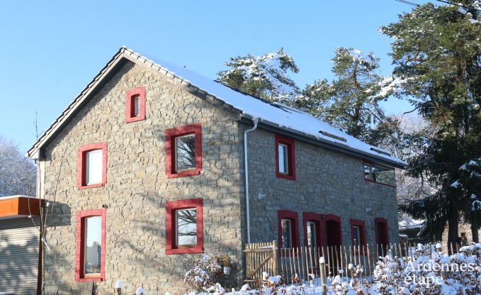 Former farmhouse transformed into a comfortable holiday home in Robertville.