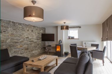 Spacious holiday home in Rochefort in the Ardennes for 24 people with sauna, games room and private garden