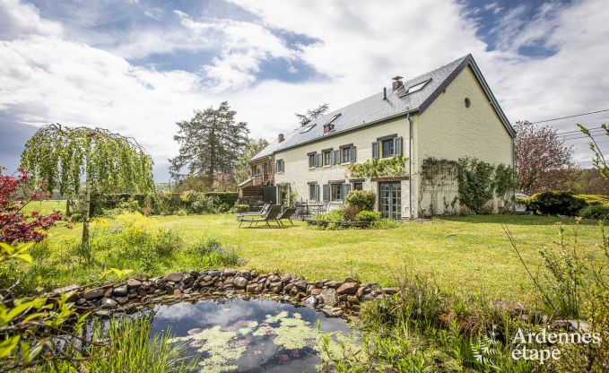 Holiday cottage in Rochefort for 12/14 persons in the Ardennes