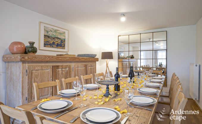 Holiday cottage in Rochefort for 12/14 persons in the Ardennes