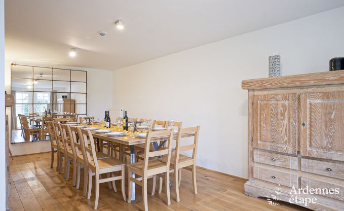Holiday cottage in Rochefort for 12/14 persons in the Ardennes