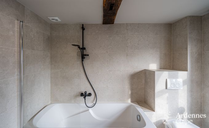 High-end holiday home for 32 people in Rochefort with private bathrooms and natural swimming pool