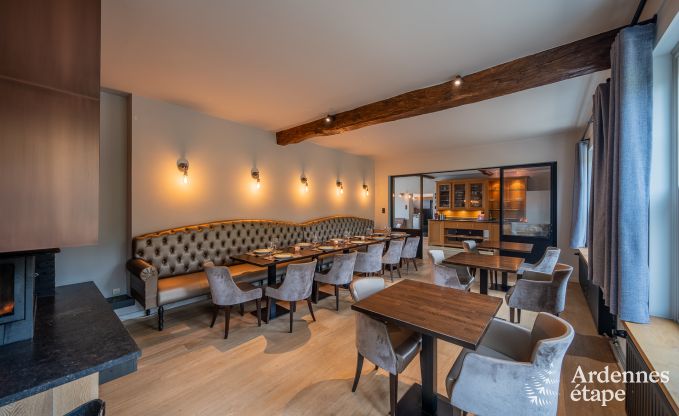 High-end holiday home for 32 people in Rochefort with private bathrooms and natural swimming pool