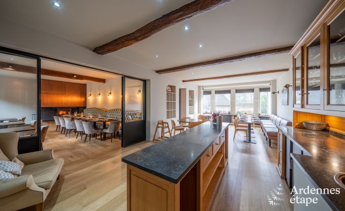 High-end holiday home for 32 people in Rochefort with private bathrooms and natural swimming pool