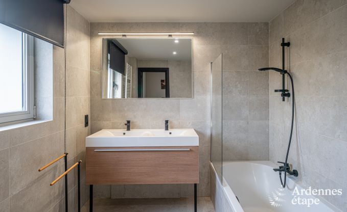 High-end holiday home for 32 people in Rochefort with private bathrooms and natural swimming pool