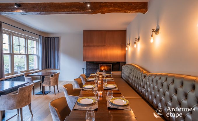 High-end holiday home for 32 people in Rochefort with private bathrooms and natural swimming pool