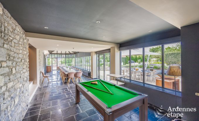 Luxury villa in Rochefort for 20 persons in the Ardennes