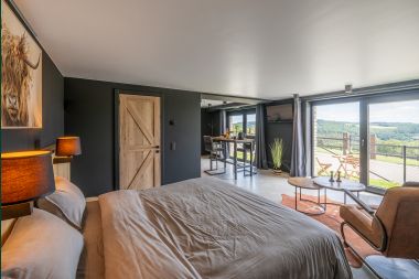 Holiday home with stunning views for 2 people in Rochehaut, Ardennes