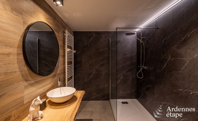 Modern villa in Rochehaut: spacious accommodation for 12 people with private garden and hot tub