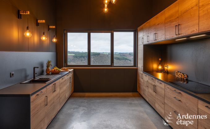 Modern villa in Rochehaut: spacious accommodation for 12 people with private garden and hot tub