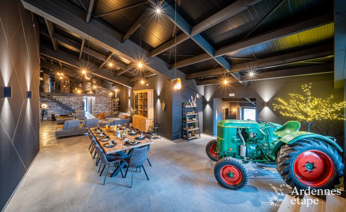 Modern villa in Rochehaut: spacious accommodation for 12 people with private garden and hot tub