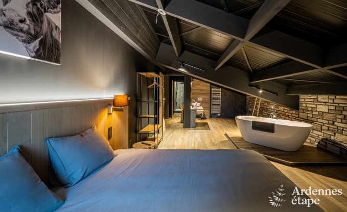 Modern villa in Rochehaut: spacious accommodation for 12 people with private garden and hot tub