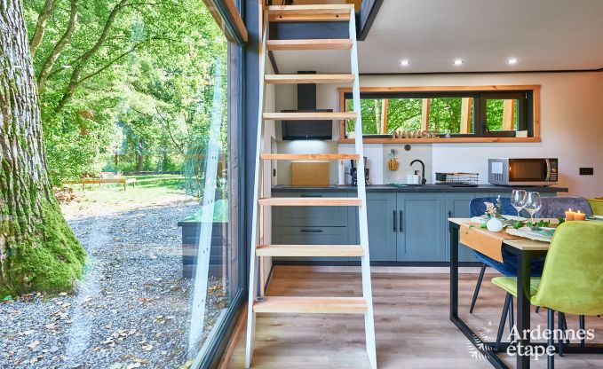 Remote chalet by pond in Saint-Hubert, Ardennes