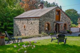 A holiday home in the Ardennes in a converted water mill, to rent, for four people.