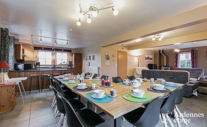 Holiday home in Saint-Hubert for 15 people in the Ardennes
