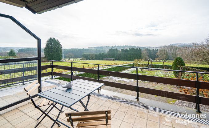 Spacious and comfortable holiday home in Saint-Hubert in the Ardennes for 12 people with a private garden and close to tourist activities.